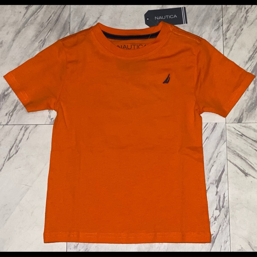 Unisex Orange Nautica T-shirt